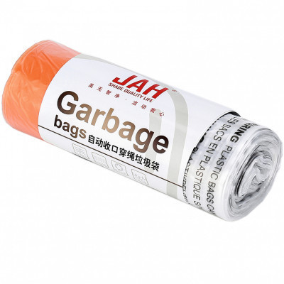 Пакеты для мусора JAH Для ведер до 50 л (65x85 см) с затяжками 15 шт. (6306) Винница - изображение 1