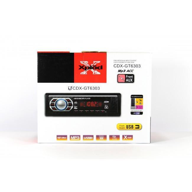 Автомагнітола MP3 JSD G-1101 BT ISO 1DIN зі знімною панеллю, Bluetooth, AUX, еквалайзером та пультом ДУ Одеса - фото 1