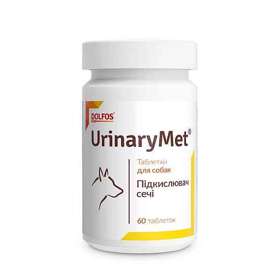 Вітамінно-мінеральна добавка для собак Dolfos UrinoMet (Уріномет) 60 таблеток Вінниця