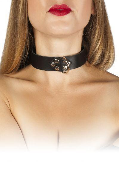 Нашийник Leather Collar, Black Sex Aura Київ - фото 2