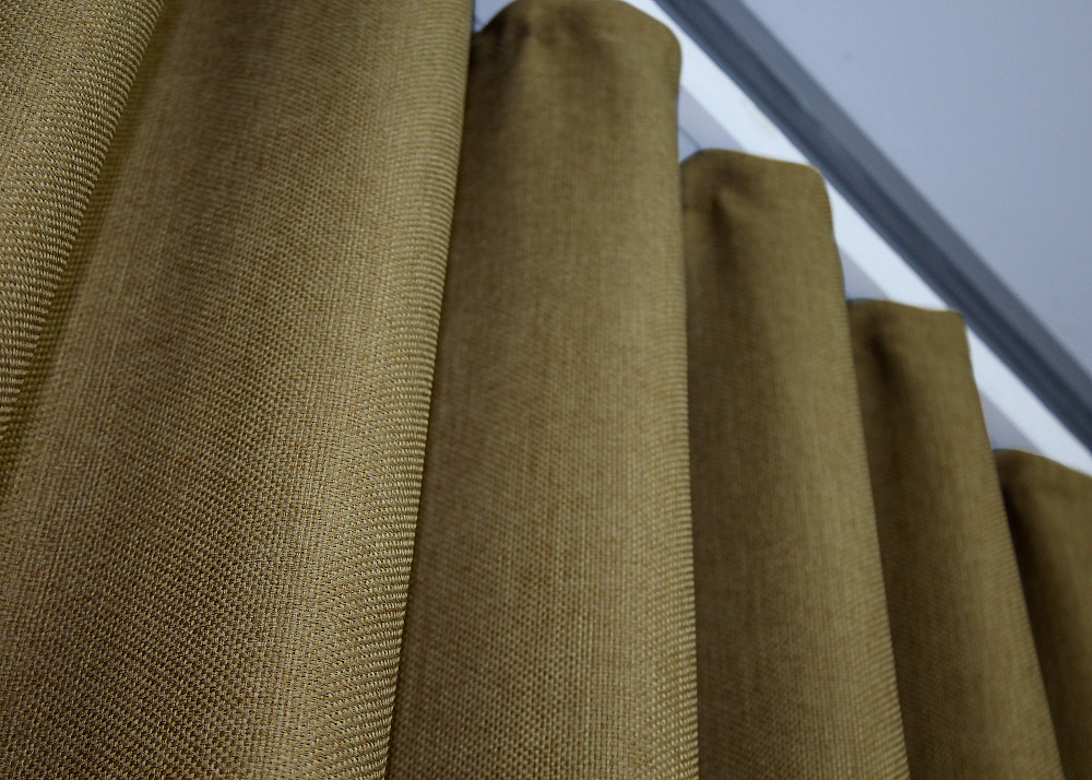 Комплект готовых штор VR-Textil Лен рогожка № 1447ш Бежевый 150х270 см 2 шт (33-0301) Киев - изображение 6