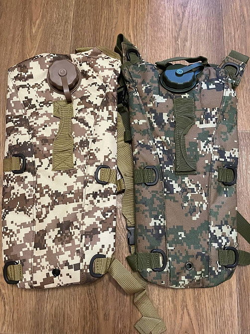 Гідратор тактичний військовий армійський на 2,5 л для води, рюкзак гідратор питна система фректарн Днепр - изображение 8