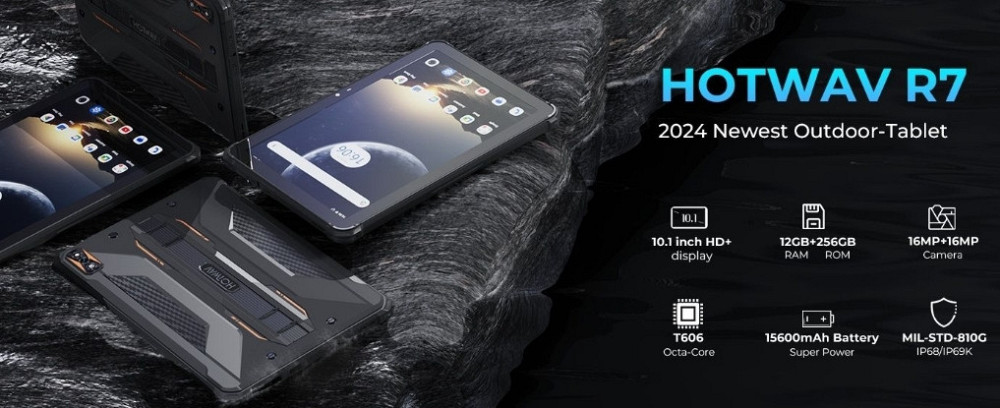 Защищенный планшет Hotwav TAB R7 6/256 15600mAh. Харьков - изображение 4