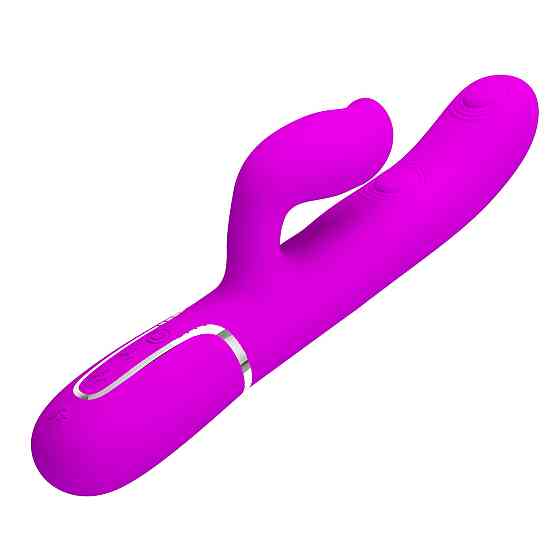 Вибратор-кролик PRETTY LOVE Gigiс стимулятором язычком, розовый, 22.8 х 3.4 см Sex Aura Киев
