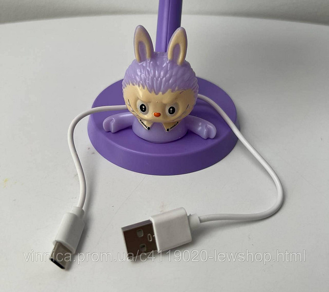 Вентилятор портативний Labubu 3 режими швидкості USB заряджання Чернівці - фото 8