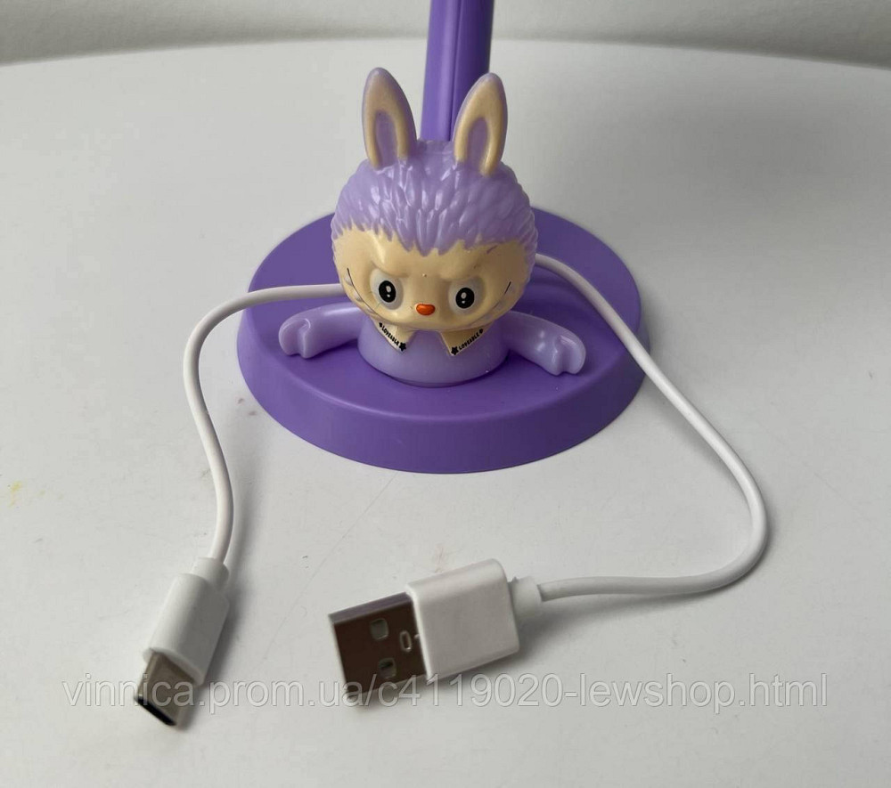 Вентилятор портативный Labubu 3 режима скорости USB зарядки Черновцы - изображение 8