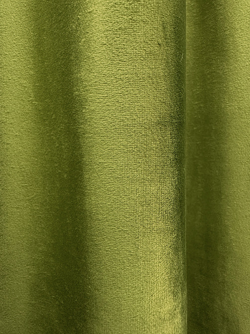 Комплект готових штор VR-Textil Оксамит (бархат) Оливковий 150х290 см 2 шт (39-0137) Київ - фото 8