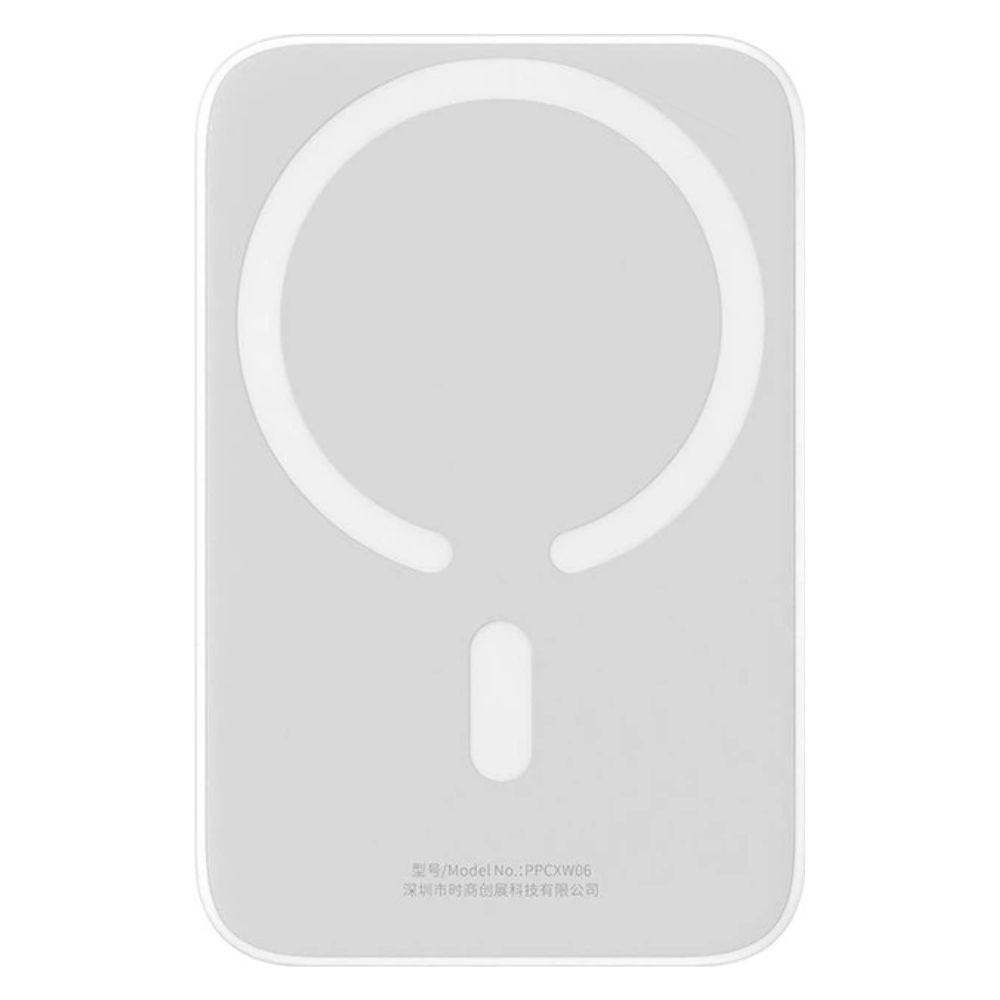 Зовнішній акумулятор Baseus Magnetic Mini Air Wireless Fast Charge Power Bank 6000mAh 20W Stellar White（With Simple Series Київ - фото 5