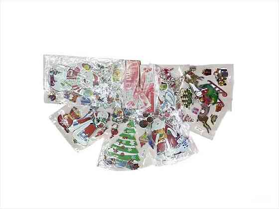 Наклейки для окон 18*35см New Year 18*35см M50100 ТМ STENSON Киев