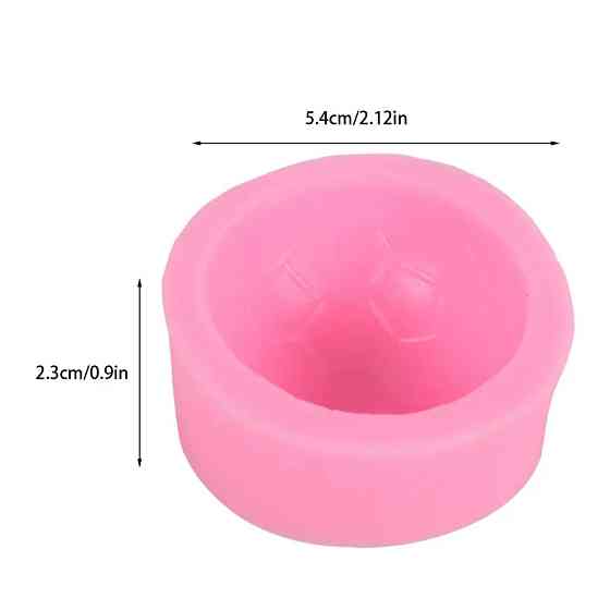 Молд кондитерский Футбольный мяч 54 на 23 мм розовый Киев