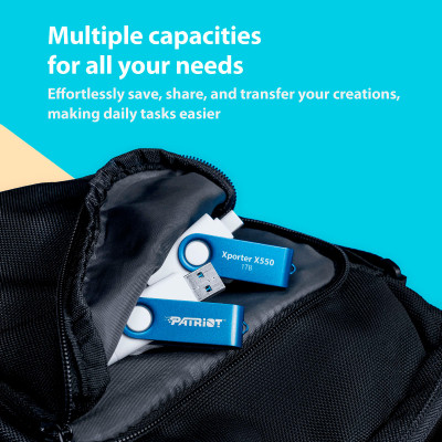 USB флеш накопичувач Patriot 256GB Xporter X550 USB 3.2/Type-C (PS256GX550AAD) Вінниця - фото 8