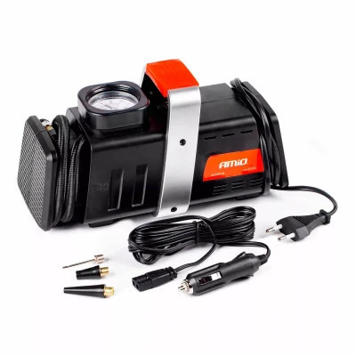 Автомобільний компресор AMiO 12В/230В Acomp-02 (01134) Вінниця - фото 1