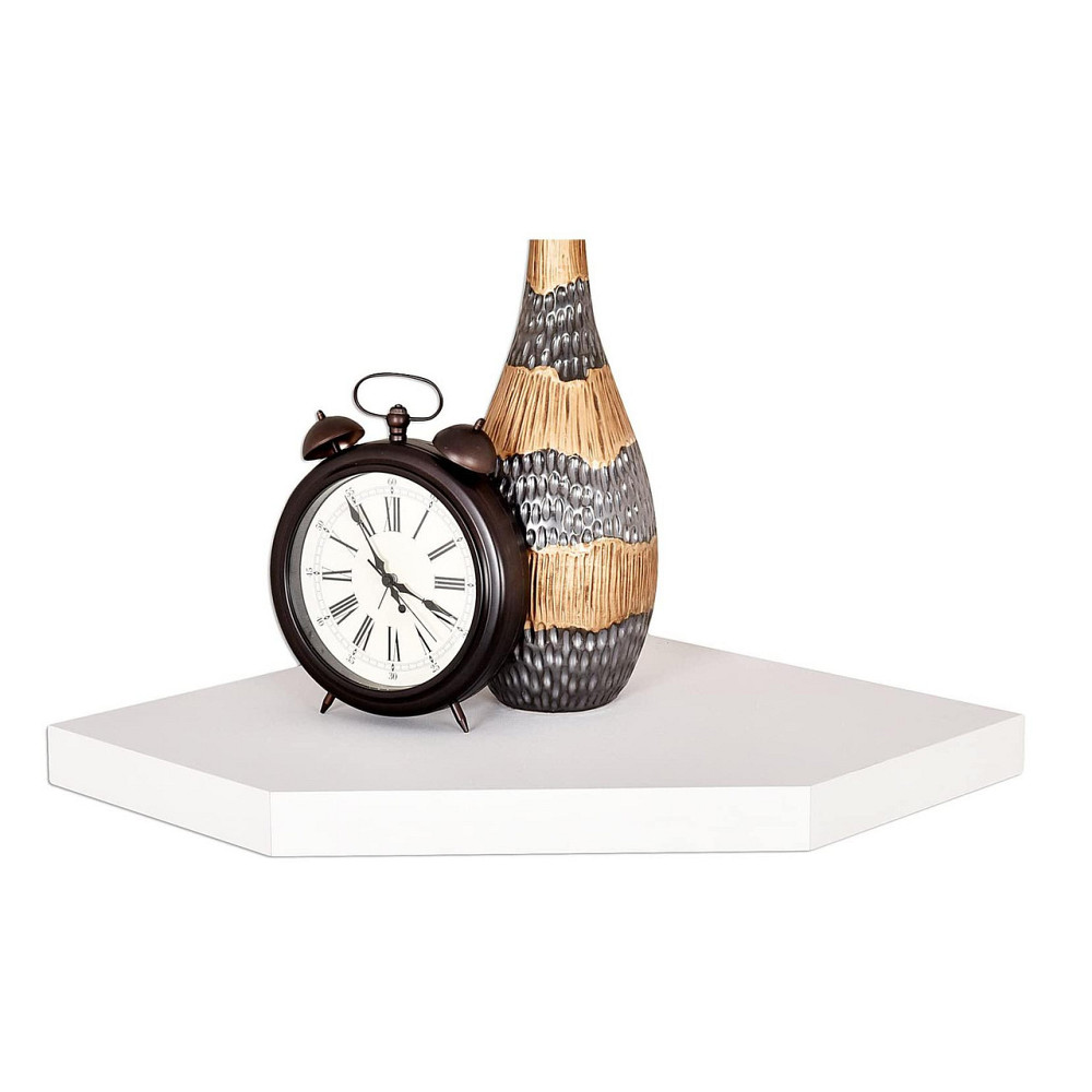 Угловая настенная полка 