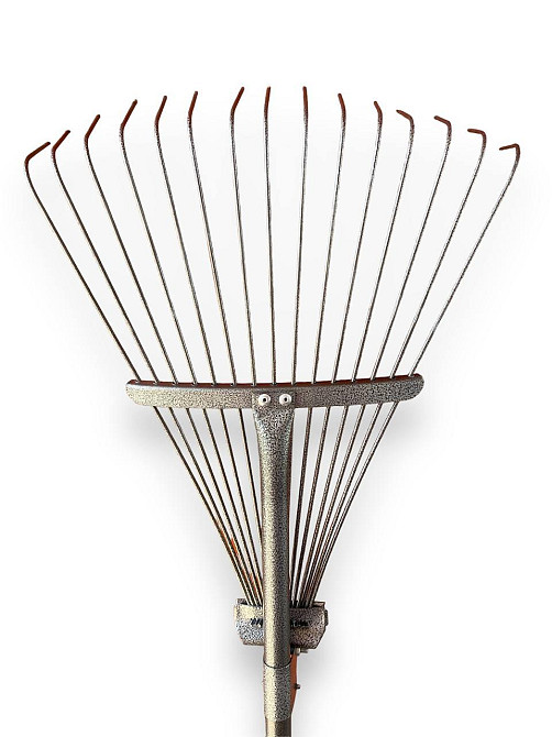 Граблі віяло-розсувні (молоткове фарбування) з ручкою Харків - фото 2