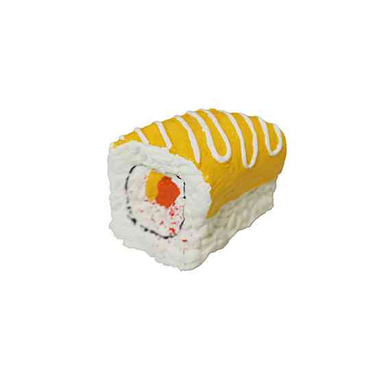 MISOKO Іграшка для собак, форма суші, латекс, жовта, 4.4 см Киев