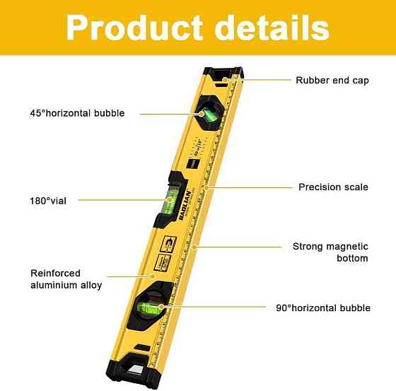 Ударостійкий рівень Baolian QB/T4621 Луцьк
