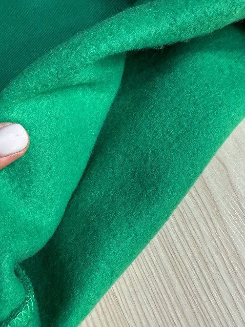 Штаны женские OLIVIA 2236 спортивные кюлоты укороченные на флисе зеленые, зеленый, L Киев - изображение 16