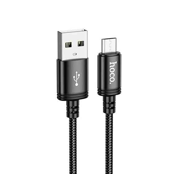 Кабель HOCO X89 Wind charging data cable Micro Black (6931474784346) Киев