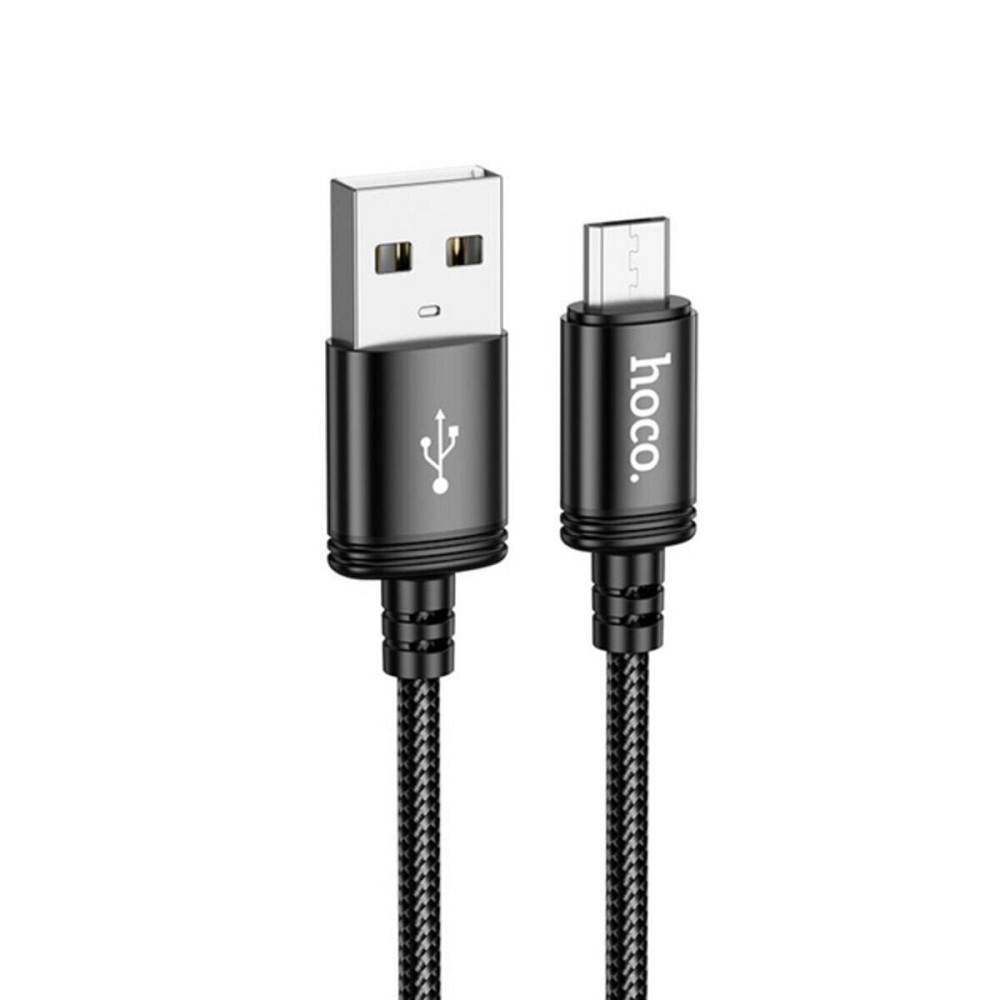 Кабель HOCO X89 Wind charging data cable Micro Black (6931474784346) Київ - фото 1