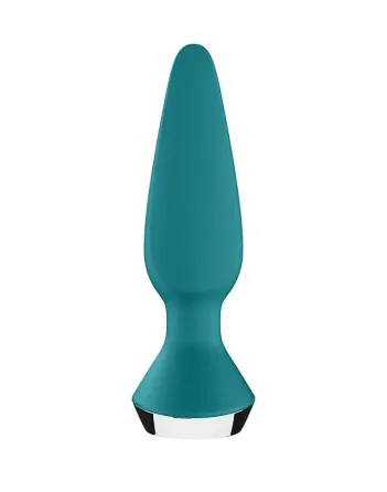 Анальна смарт-вібропробка Satisfyer Plug-ilicious 1 Petrol Львов