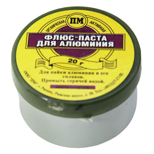 Флюс-паста для пайки алюминия 20г Полтава - изображение 1