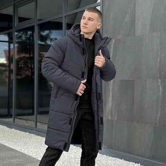 Зимняя мужская куртка темно-серая Pobedov Legas Киев