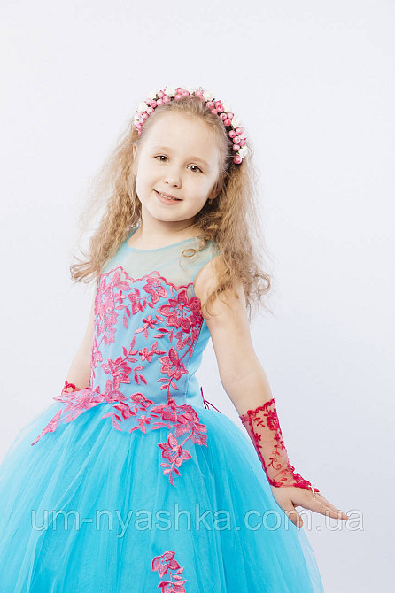 Длинное нарядное платье Кружево на 5-7 лет Кривой Рог - изображение 8