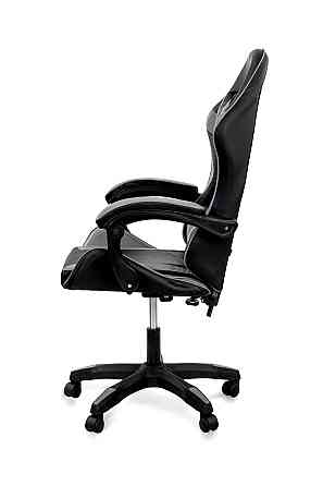 Крісло геймерське Слім, чорний/сірий Київ