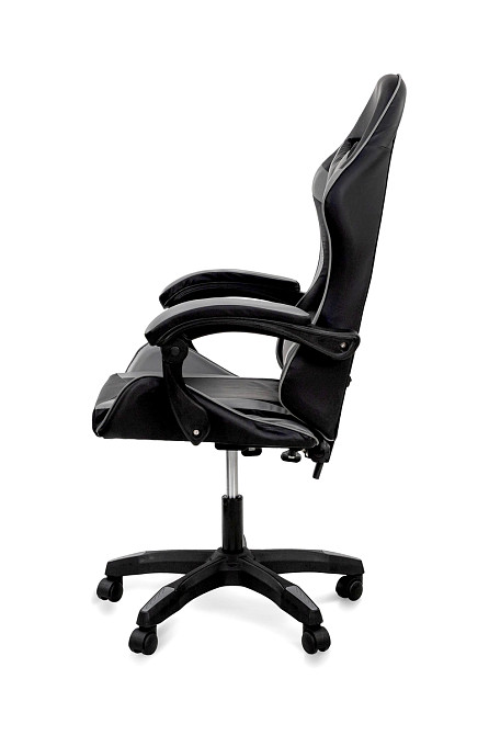 Крісло геймерське Слім, чорний/сірий Київ - фото 3