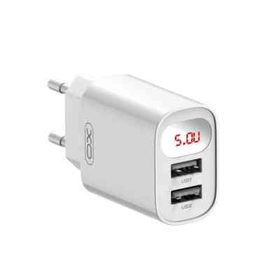 Зарядний пристрій XO L95 (2USB/2.4A) + USB - Lightning White (XO-L95-L) Вінниця