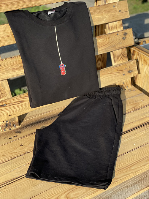 Костюм комплект Oversize літній Unisex  - spider man (шорти + футболка) Чернівці - фото 2