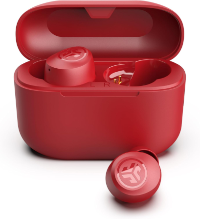 Беспроводные наушники JLab GO Air POP+ TWS, Bluetooth 5.3, 35+ ч, EQ3, Dual Connect, IPX4, USB-C, Pink-Red Киев