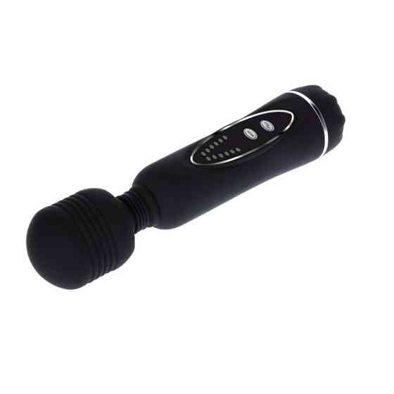 Вібратор зі змінними насадками - Power Wand Massage Kit Black Sex Aura Київ
