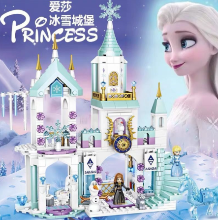 Дитячий конструктор Крижане Серце Принцеса Frozen замок Ельза для дівчаток ( 25899 ) Харків