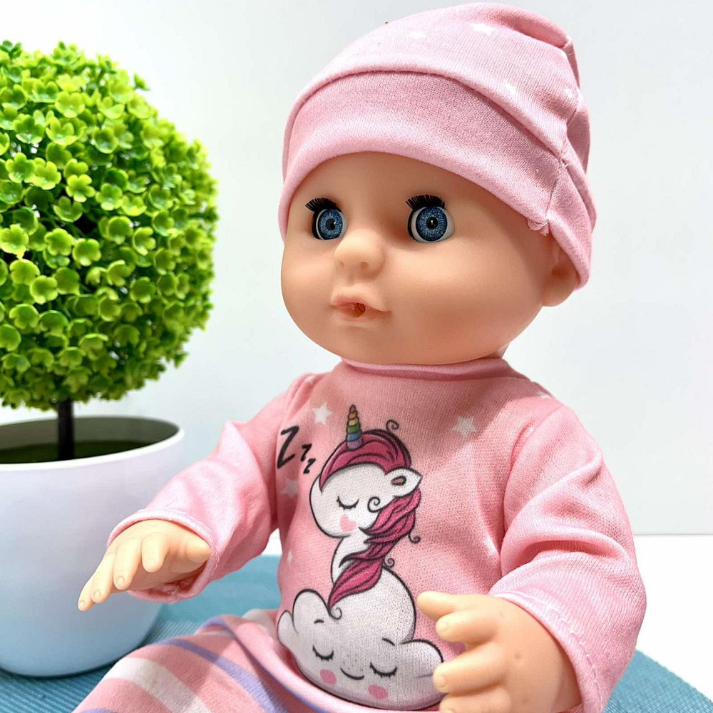 Пупс функціональний п'є-писає в комплекті горщик пляшечка соска підгузник 30 см з аксесуарами Вид 2 (YL2430L-S-DM-UA) Чернигов - изображение 5