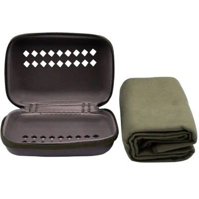 Туристическое полотенце Tribe з мікрофібри в чохлі Pocket Towel 50х100 M Army-green (T-LC-0001-M-army-green) Винница - изображение 9