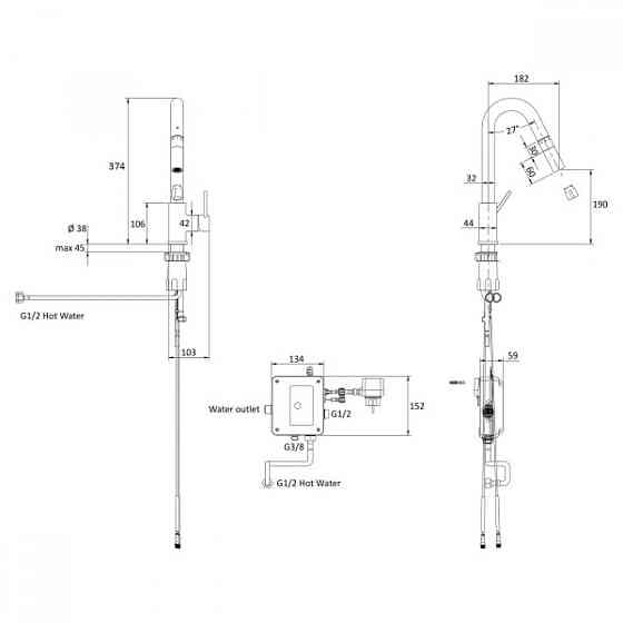 Змішувач для кухні з дозатором IMPRESE SMART bio хром ZMK051901151 Київ