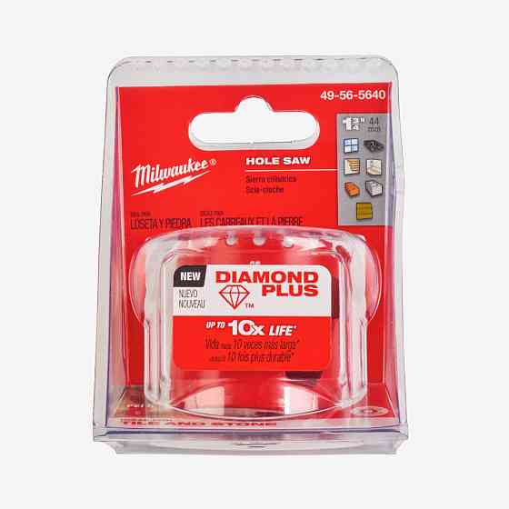 Коронка алмазная Diamond Plus MILWAUKEE, Ø44мм (с резьбой) Одесса