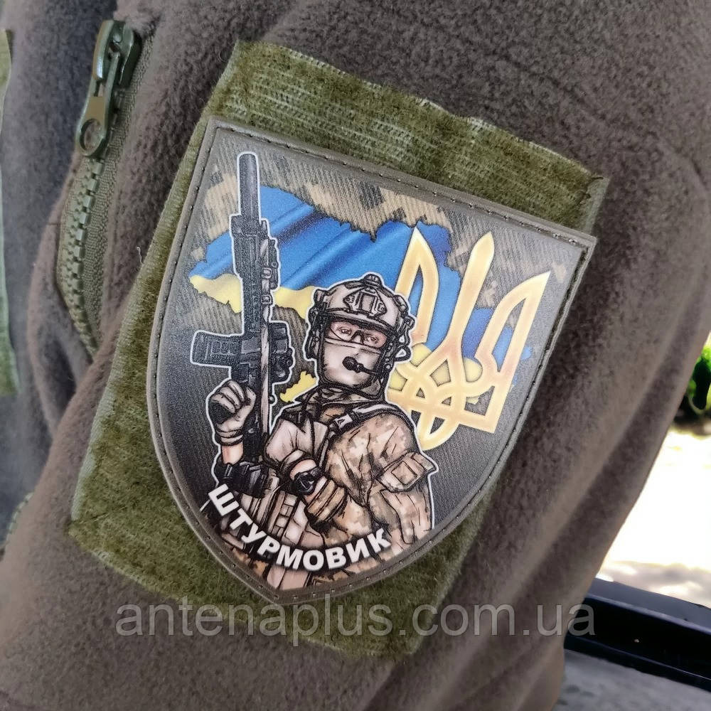 "Штурмовик" карта і герб шеврон / патч Київ - фото 3