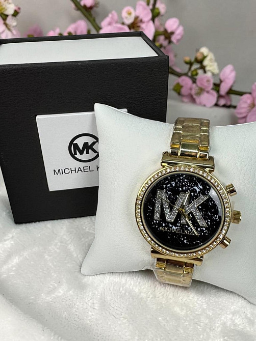 Жіночий наручний годинник Michael Kors стиль. Якісний годинник на руку для дівчат у коробочці Майкл Корс ( 22826 ) Харьков - изображение 3