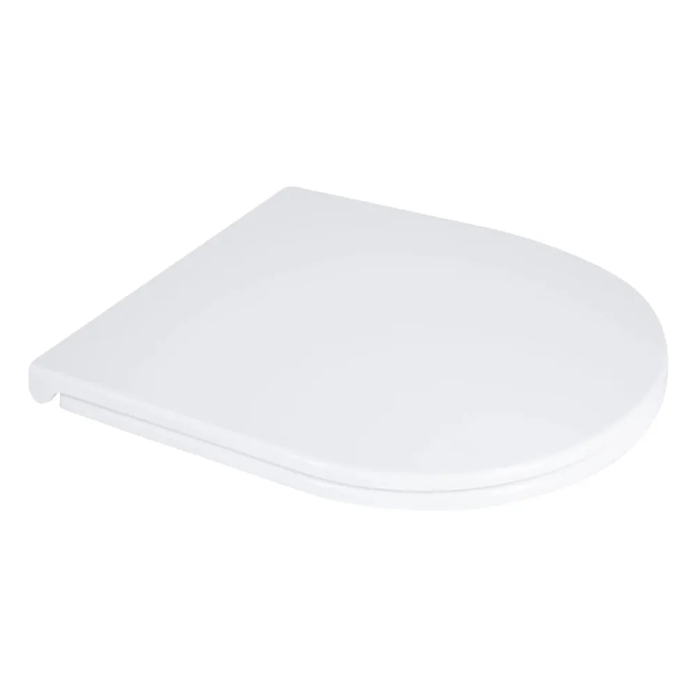 Qtap Сиденье для унитаза напольного (Dove) 425×363×30 мм, White, с микролифтом Slim Duroplast, Quick Release QT06228380BW3 Киев - изображение 6