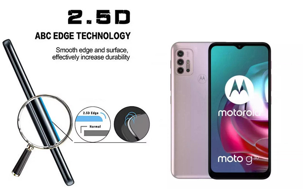 Защитное стекло ArmorGlass для Motorola Moto G30 XT2129 – устойчивое к царапинам и ударам Киев - изображение 2