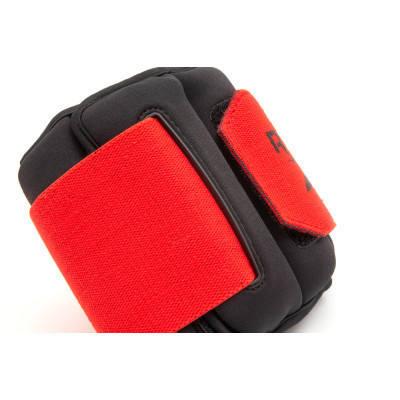 Обважнювач Reebok Flexlock Wrist Weights чорний, червоний RAWT-11261 1.0 кг (885652017190) Вінниця - фото 11