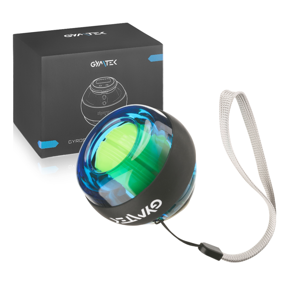 Гіроскопічний тренажер Gymtek Power Ball голубий Київ - фото 1