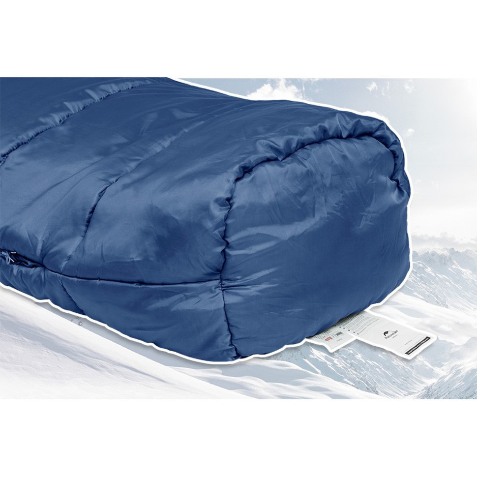 Спальник з капюшоном Naturehike MJ300 CNK2300SD014, темно-блакитний Київ - фото 10