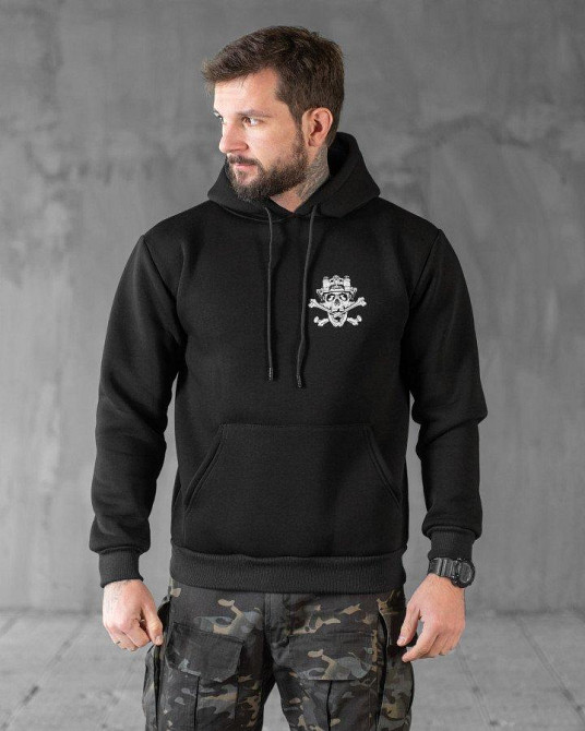 Худі CELEO на флісі diner black ВТ7913 Одеса - фото 2