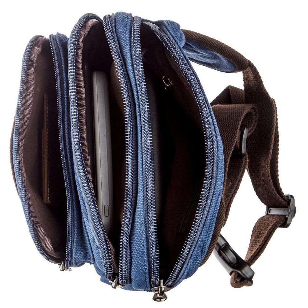 Бананка текстильна на пояс Синя (Vintage) Київ - фото 4