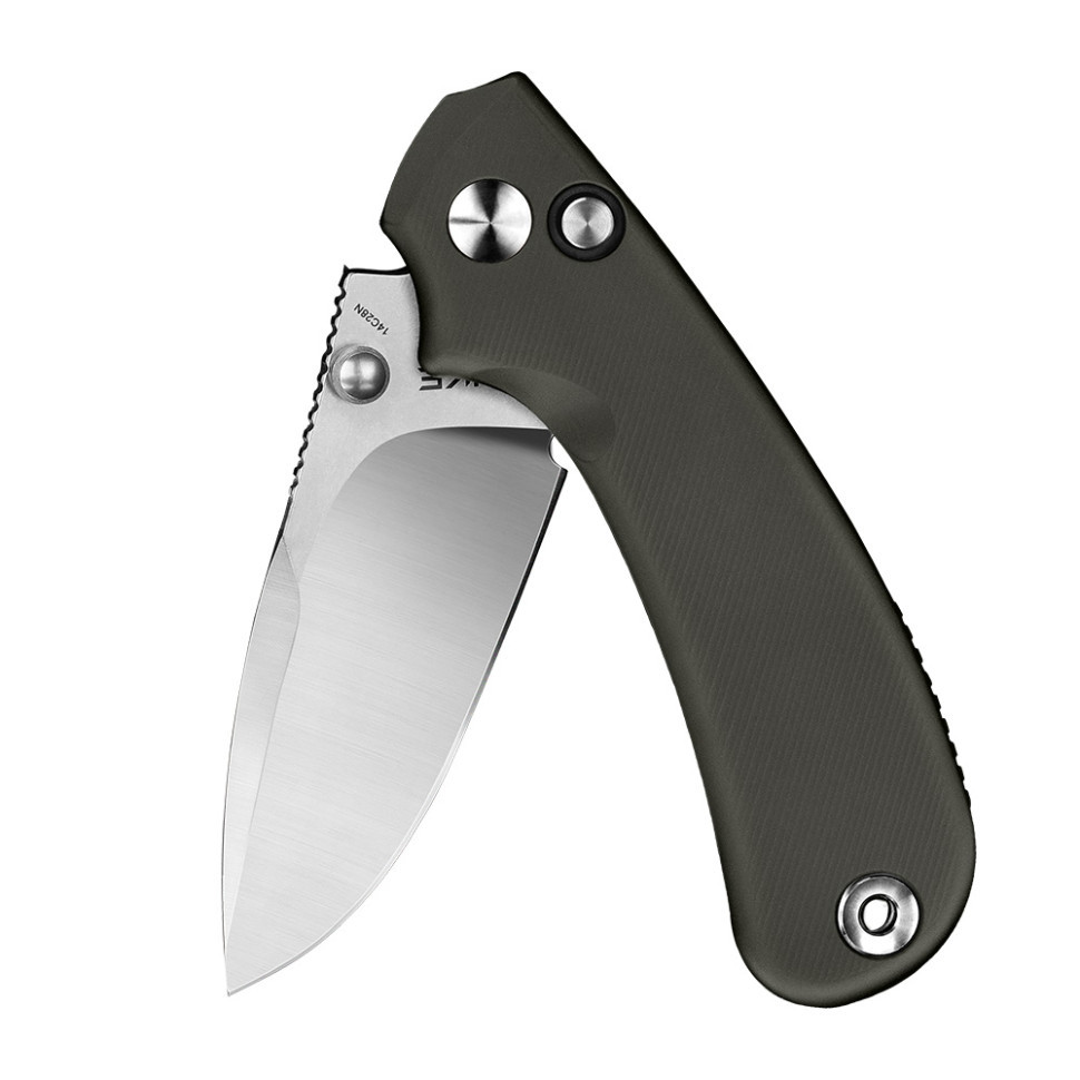 Ніж складаний кишеньковий Ruike P736-AK, (7.5 см) 14C28N / алюміній, сірий Киев - изображение 4