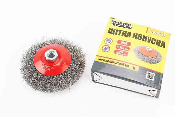 Щітка конусна М14 D-115мм з рифленого дроту 19-8211 Київ