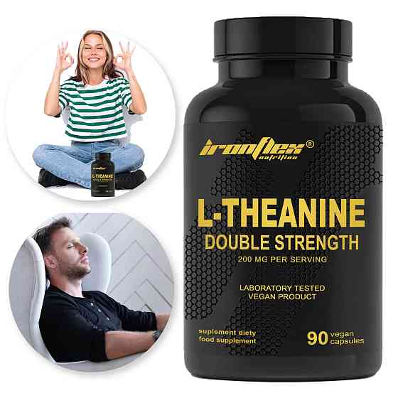 L-теанін IronFlex L-Theanine 200 mg 90 caps Луцьк